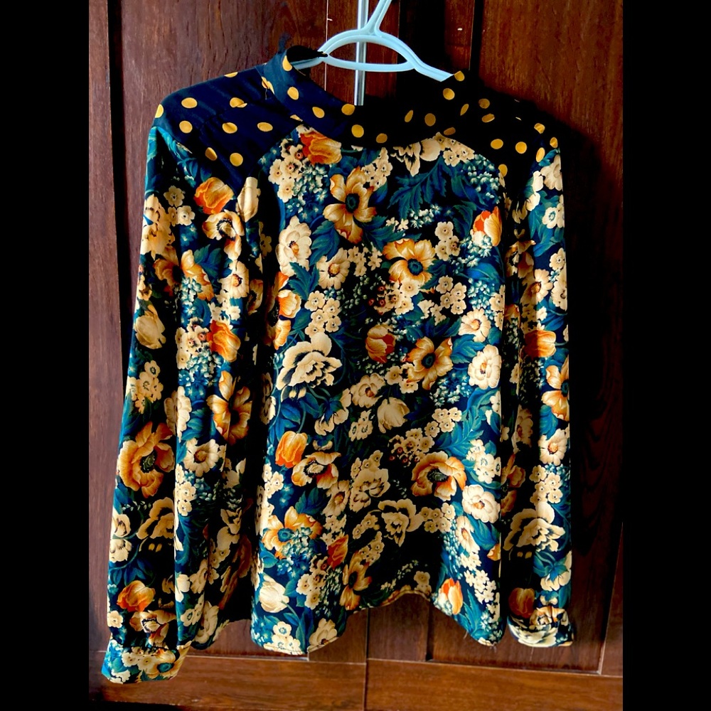 Gorgeous mixed print blouse by Zara  I love this too but too big for me now.